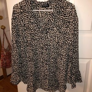 Leopard blouse